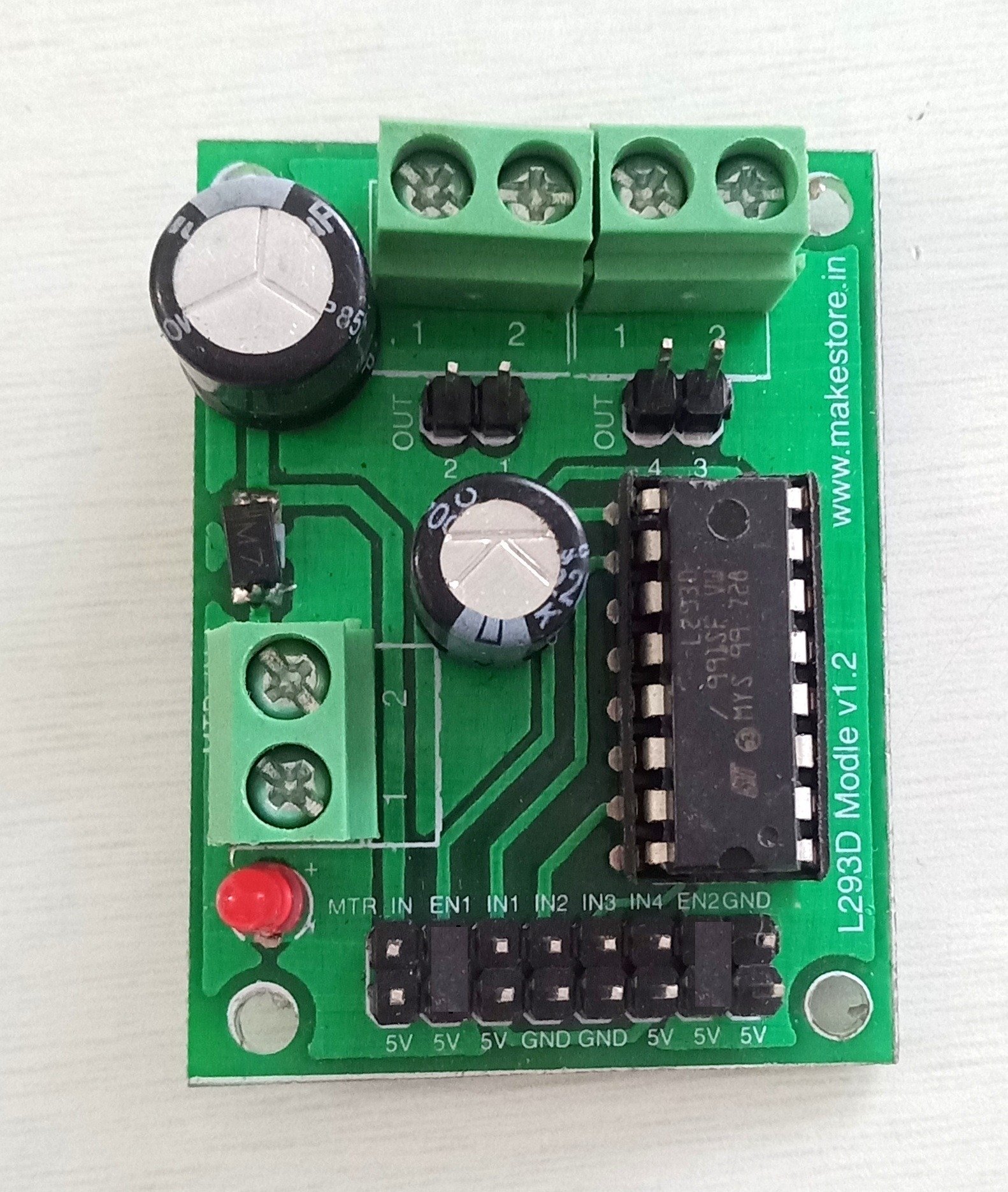 L293d Motor Driver Module 1amp Makestore