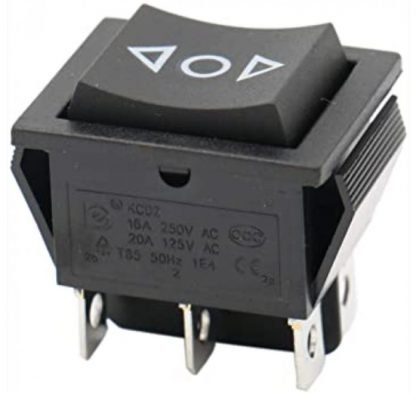 DPDT Rocker Switch 6pins- Auto Off with Spring Action Model-6205 - Image 2