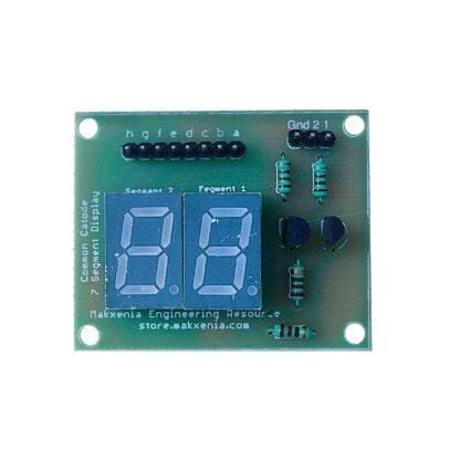 7 Segment Display Module 2 Digit Common Cathode Seven Segment