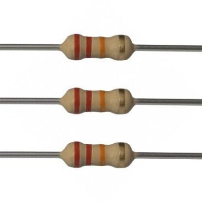 Resistor 22K Ohm 1/4 Watt Pack Of 10
