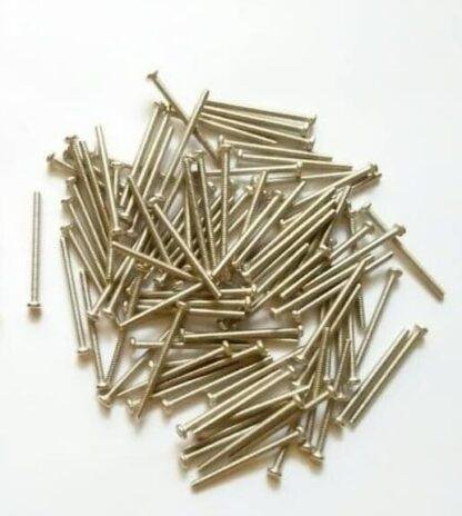 Nut & Bolt M2 X 25 Brass - 10 pcs Pack