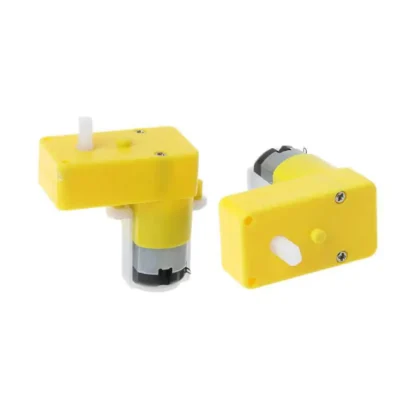 BO Motor 60 RPM Single Shaft L Shaped Yellow - Image 2