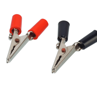 Crocodile Connector Pair - Red Black