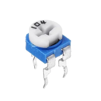 Potentiometer 100KOhm Preset Blue Trim POT Pack of 2 pcs
