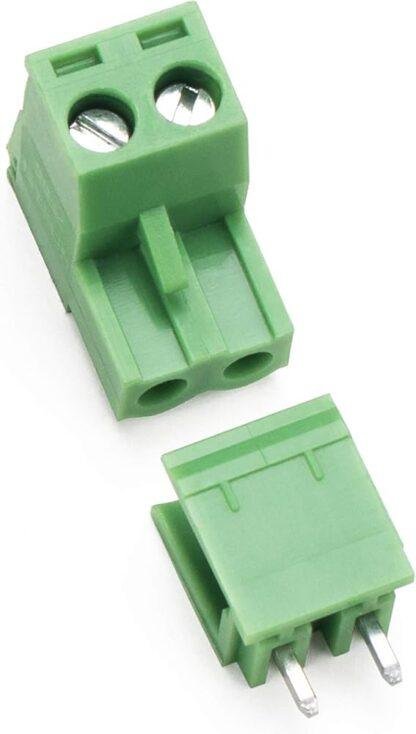 2-Pin Screw Terminal Pluggable Male Female Pitch 5 mm