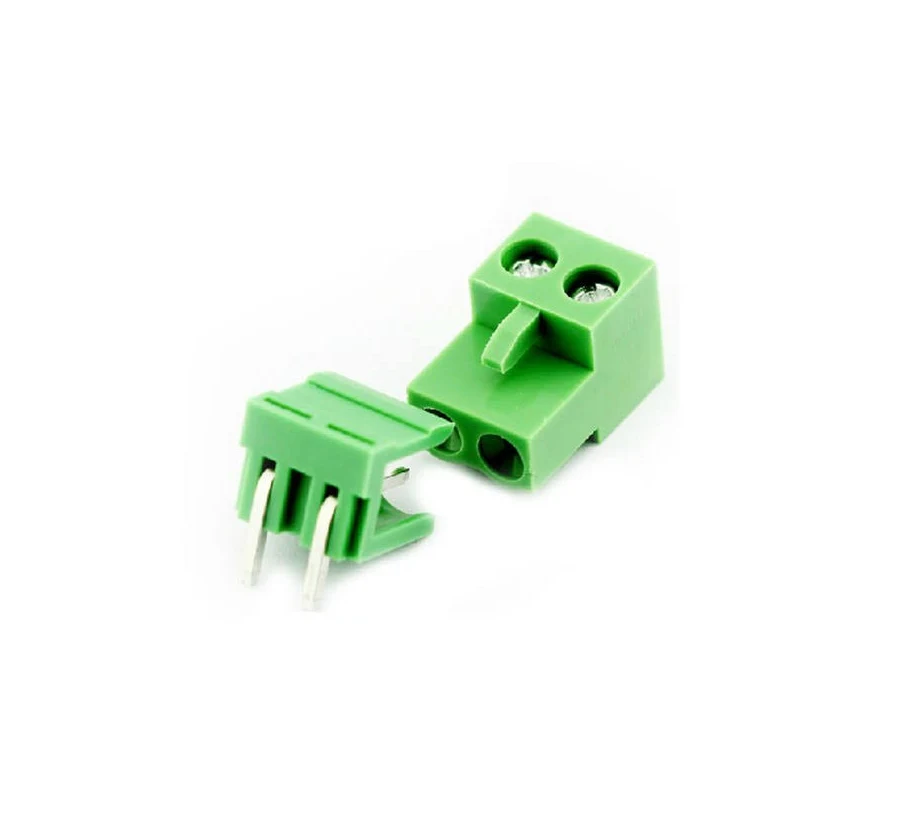 2Pin Pluggable Screw Terminal Block Connector - Right Angle-5.08 Pitch - Image 2
