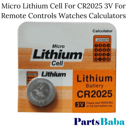 Coin Cell Micro Lithium Battery CR2025 3V