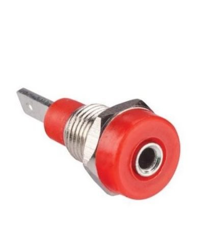 Banana Socket Female Connector Panel Mount 2 mm Female Jack RED - Image 2