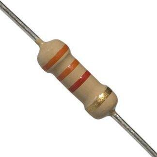 Resistor 3.3KOhm 1 Watt (3k3) Pack of 100pcs