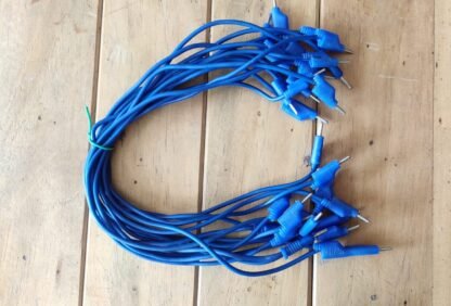 Banana Plug Socket Connector Panel Mount Male Jack - Blue - Image 2