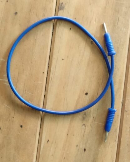 Patch Cord Banana plug Male to Male Blue 1.5 Ft