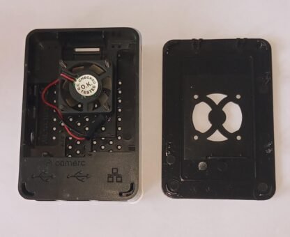 Raspberry Pi RPi 4B Black Case with Fan - Image 2