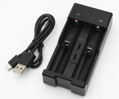 USB Dual Slot Battery Charger Plug For 3.7V 18650 14500 16340 Battery Charging