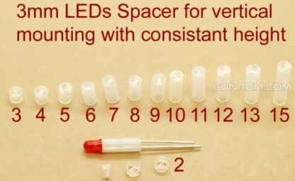 9mm Spacer for 3mm and 5mm LEDs