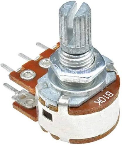 10K Rotary Dual Gang Potentiometer-D Shaft 16mm