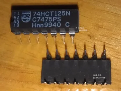 IC 74125 Quad Tri-state Buffer IC  DIP-14 Package