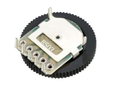 5 Pin Round Dial Potentiometer Rotary Volume Control Switch 50K 16mm - Image 2