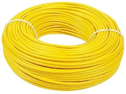 Single Strand Wire Yellow 1 Meter