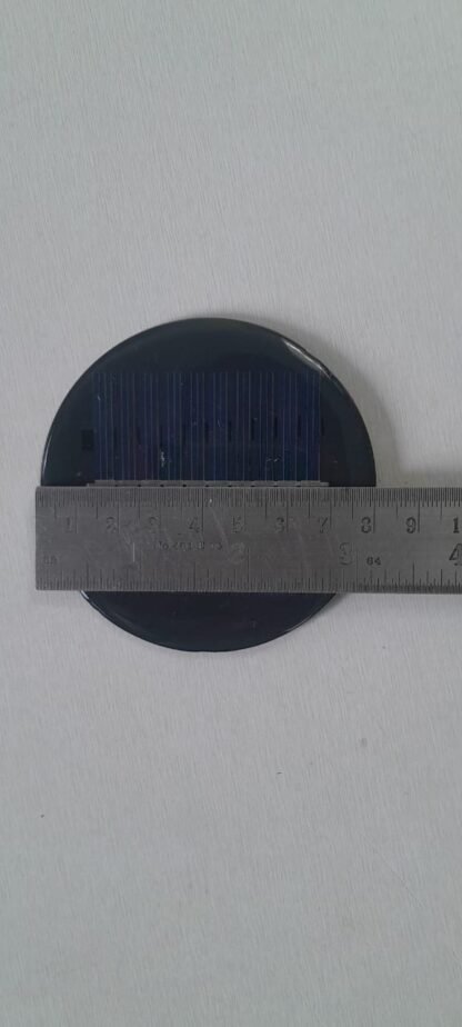 6V 80mA Mini Solar Panel 80mm Round for DIY Project With Wire - Image 2