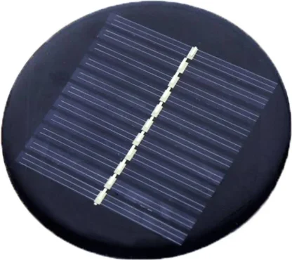 6V 80mA Mini Solar Panel 80mm Round for DIY Project With Wire