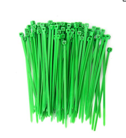 2.5mm x 150mm f Multi-purpose Self locking Nylon 66 industrial grade cable tie (Green)