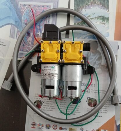 Double diaphragm pump 12V with pipe