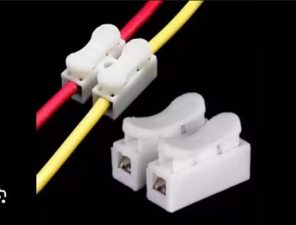 2 Way Quick Push Type Lock Electric Wire Connectors - Image 2