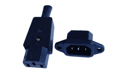 AC Plug Male Female pair 10A 250V rewireable 3 pin inlet module plug ...