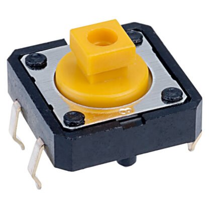 B3F-4055 Micro Momentary Tactile Push Button Switch without Keycap 12x12x7.3mm Omron make - Image 3
