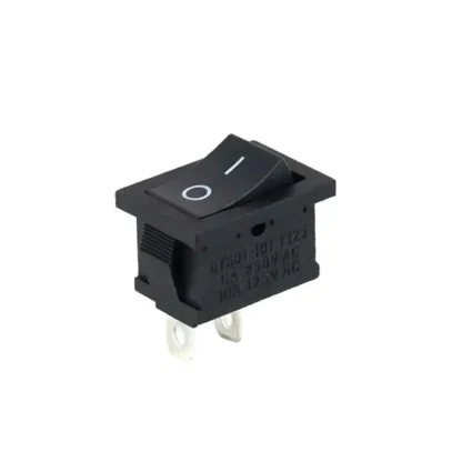 Oiyagai 30 Pezzi Interruttore A Bilanciere KCD1-101 SPST Bianco, 6A 250V / 10A 125V, 2 Pin