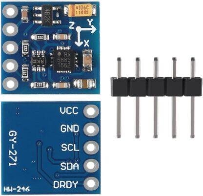 GY271 HMC5883L 3 Axis Magnetometer Electronic Compass Module Magnetic Field Sensor - Image 3