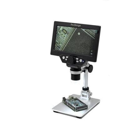 G1200 1200x12MP Digital Microscope with 7″ HD LCD Display and built-in Rechargeable Battery (Premium Quality)