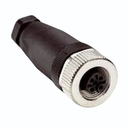 M12 5 Pin Female Connector Circular Connector, 5 Contacts, Cable Mount, M12 Connector, Socket, Female, IP67 - Image 3
