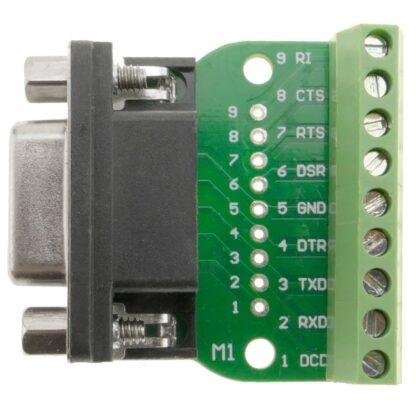 DB9 Female Screw Terminal to RS232 RS485 Breakout Board Module