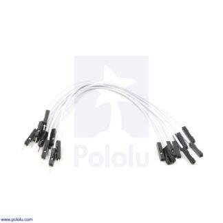 Male to Female Jumper Wire White 20cm 2.54mm pitch