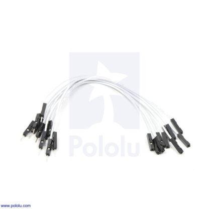 Male to Female Jumper Wire White 20cm 2.54mm pitch
