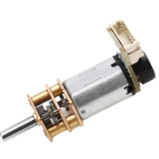 N20 12V 300RPM Micro Metal Gear Motor With Encoder