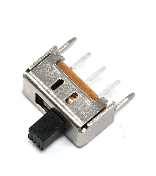 SS12D07L3B-XKB-300mA Direct Insert Single Pole Double Throw (SPDT) 50V 50V 300mA 10,000 times White Plugin Slide Switches ROHS