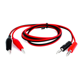 4mm Banana Plug to 35mm Alligator Clip Test Leads Pair