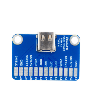 USB-C 3.1 Breakout Board 24 Pins Female Type C Connector PCB