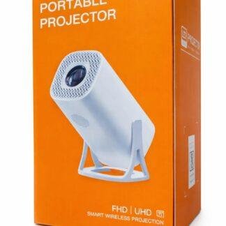 S40 Hd Smart Portable Projector, 3500 Lumens, 180-degree Projection Angle, Compact Design with Multiple Ports