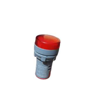 415V 20mA ATOM AC Flush Panel Mount LED Indicator Light RED Color
