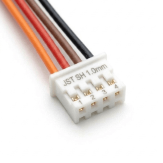 JST-SH 1.0mm pitch 4pin 300mm female to wire cable connector