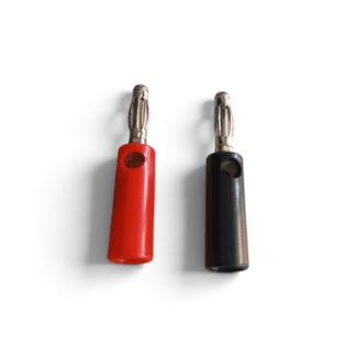 4 mm male banana plug connector Pair